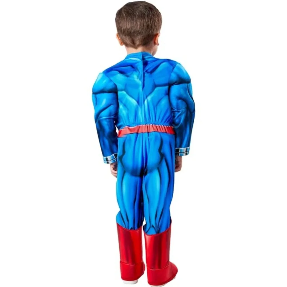 NWT Rubies Superman Muscle Chest Toddler Costume Size 3T-4T